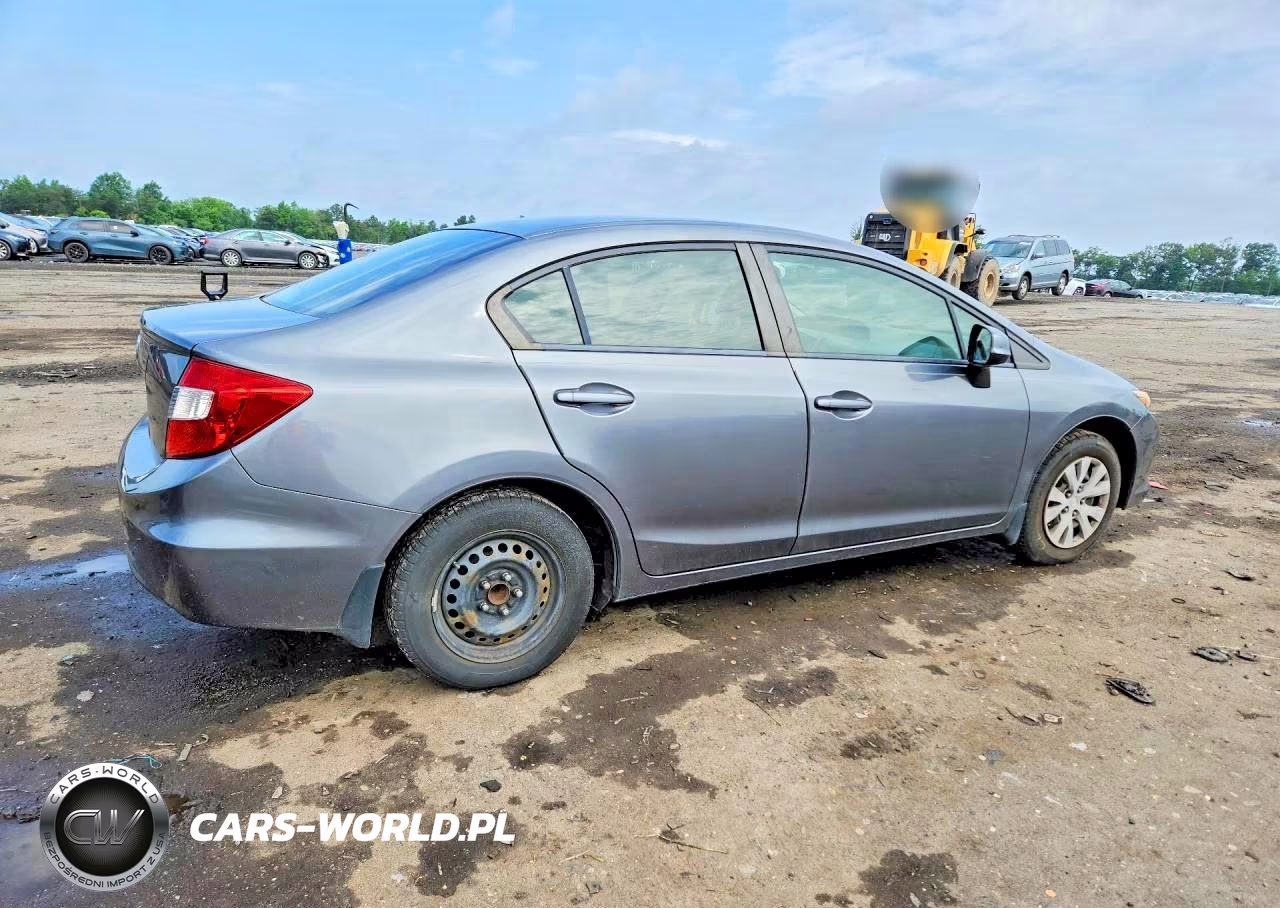 2012 Honda Civic Lx VIN:JHMFB2F58CS000855 - 3