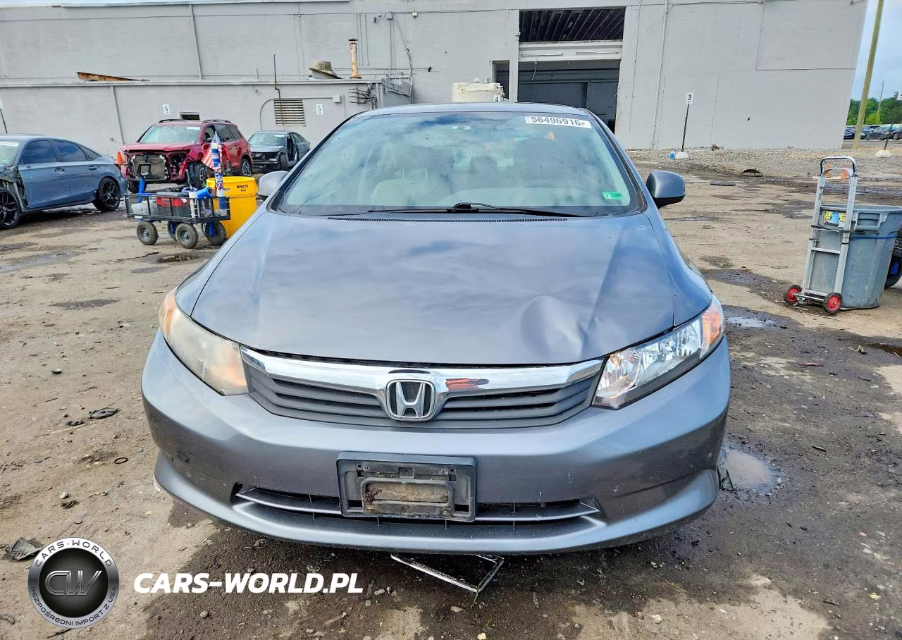 2012 Honda Civic Lx VIN:JHMFB2F58CS000855 - 5