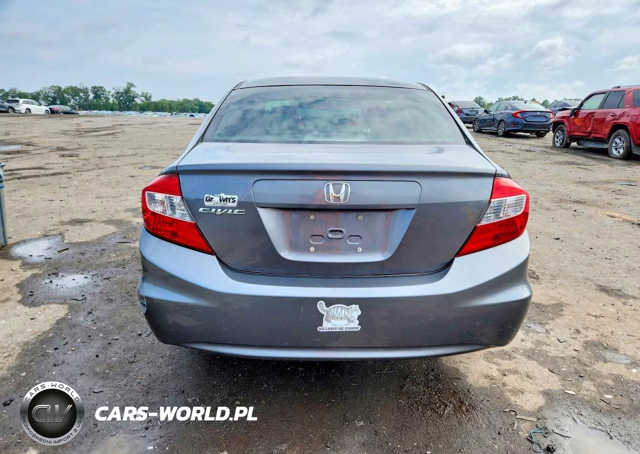 2012 Honda Civic Lx VIN:JHMFB2F58CS000855 - 6