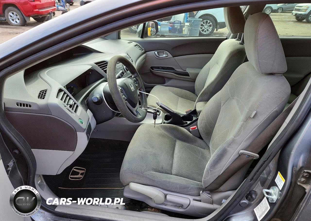 2012 Honda Civic Lx VIN:JHMFB2F58CS000855 - 7