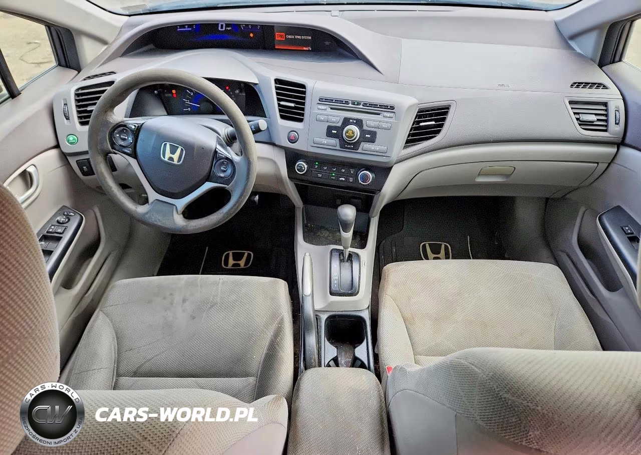 2012 Honda Civic Lx VIN:JHMFB2F58CS000855 - 8