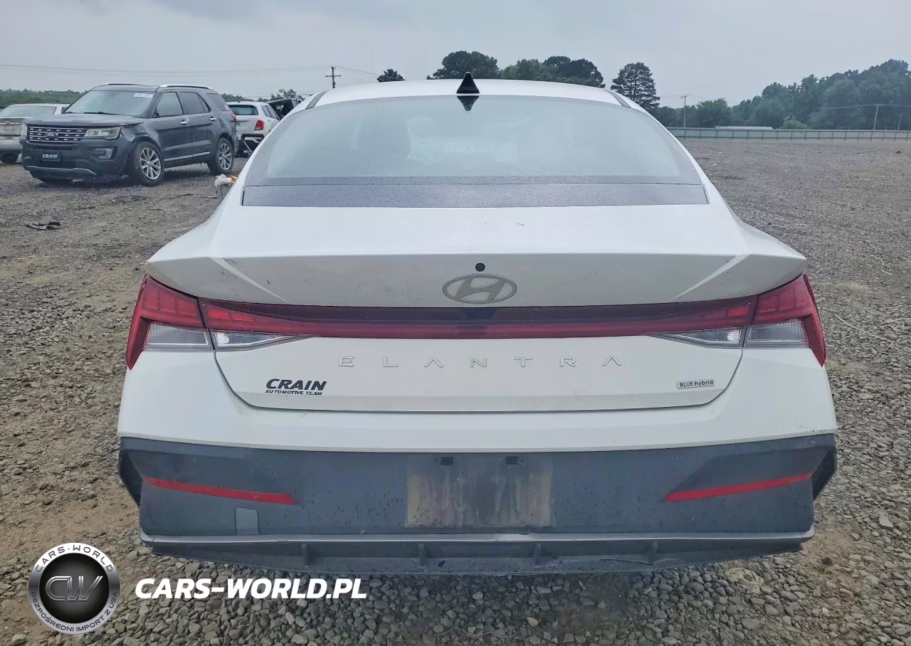 2025 Hyundai Elantra Hybrid Blue VIN:KMHLM4DJ0SU139192 - 6