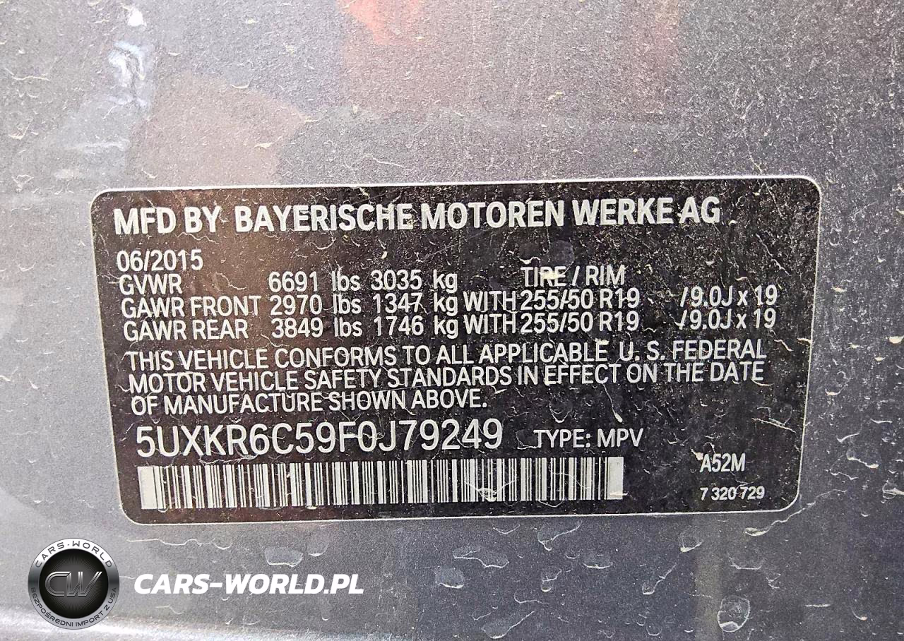 2015 BMW X5 xDrive50I VIN:5UXKR6C59F0J79249 - 13