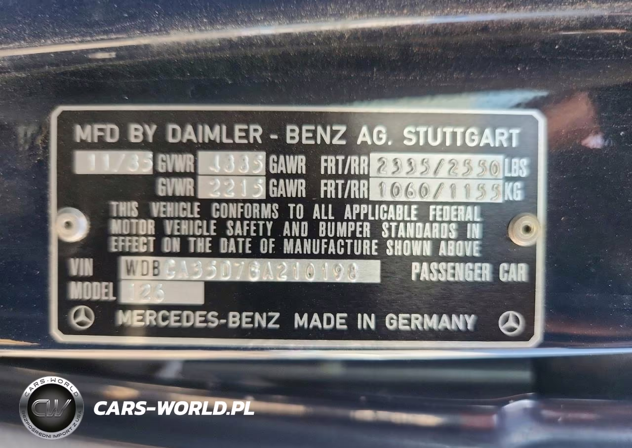 1986 Mercedes-Benz 420 Sel VIN:WDBCA35D7GA210198 - 12