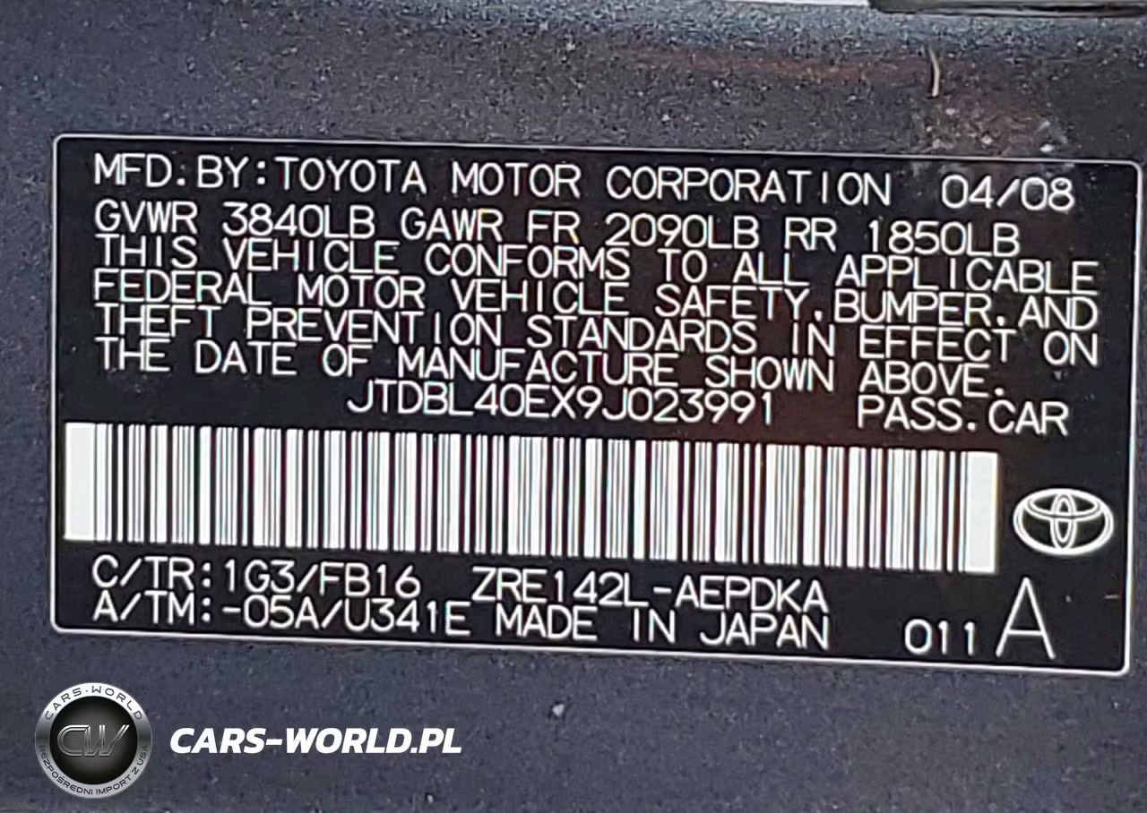 2009 Toyota Corolla Base VIN:JTDBL40EX9J023991 - 13