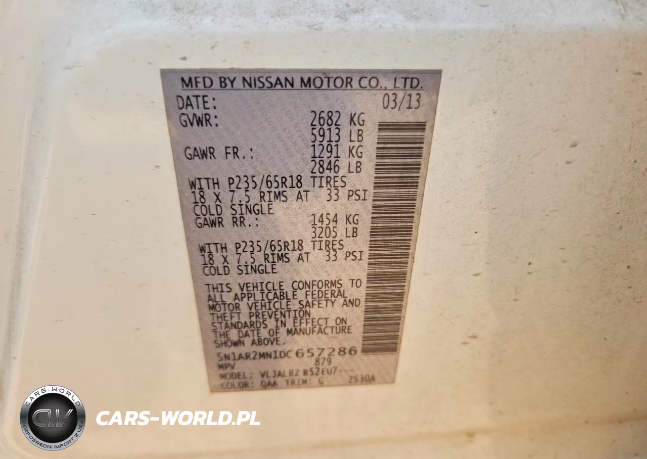2013 Nissan Pathfinder VIN:5N1AR2MN1DC657286 - 14