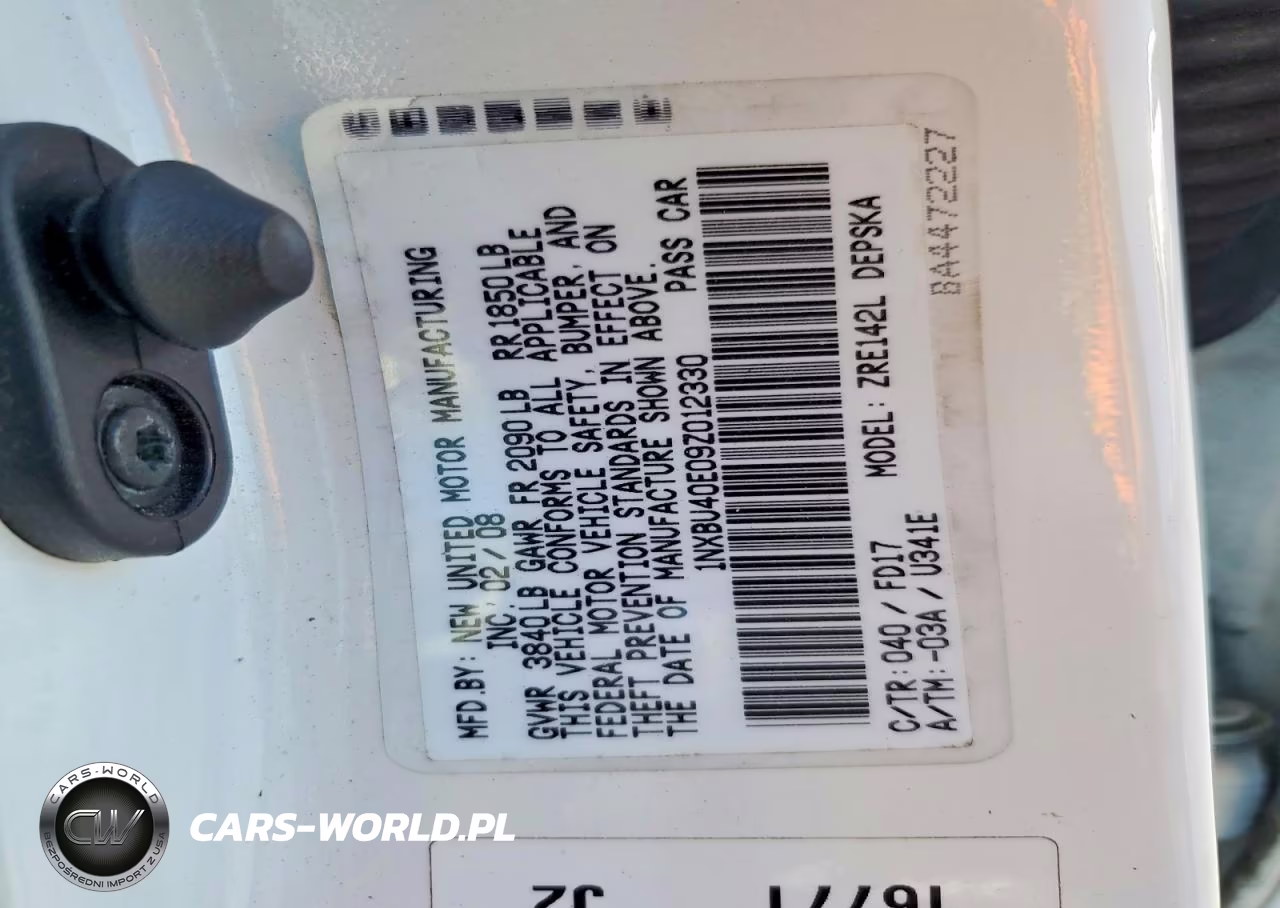 2009 COROLLA BA COROLLA BA BASE VIN:1NXBU40E09Z012330 - 13