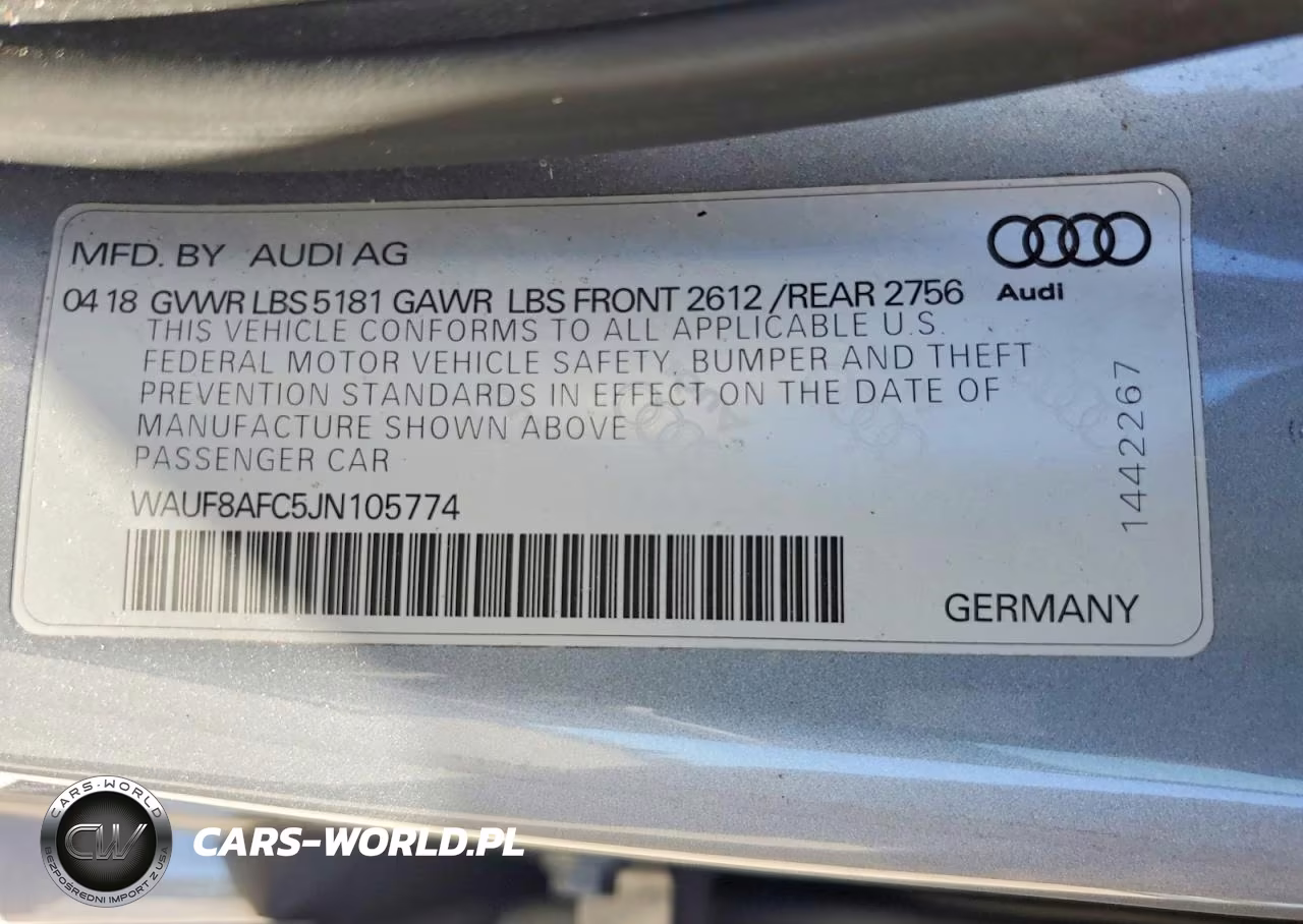 2018 Audi A6 Premium VIN:WAUF8AFC5JN105774 - 13