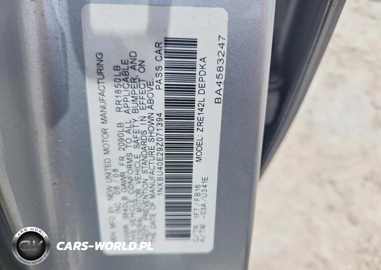 2009 Toyota Corolla Le VIN:1NXBU40E29Z071394 - 13