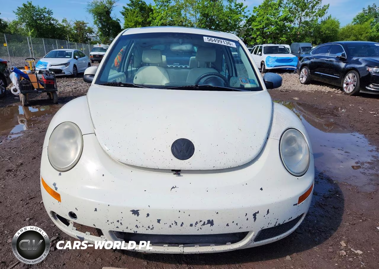 2008 Volkswagen New Beetle Triple White VIN:3VWFG31C18M510461 - 5