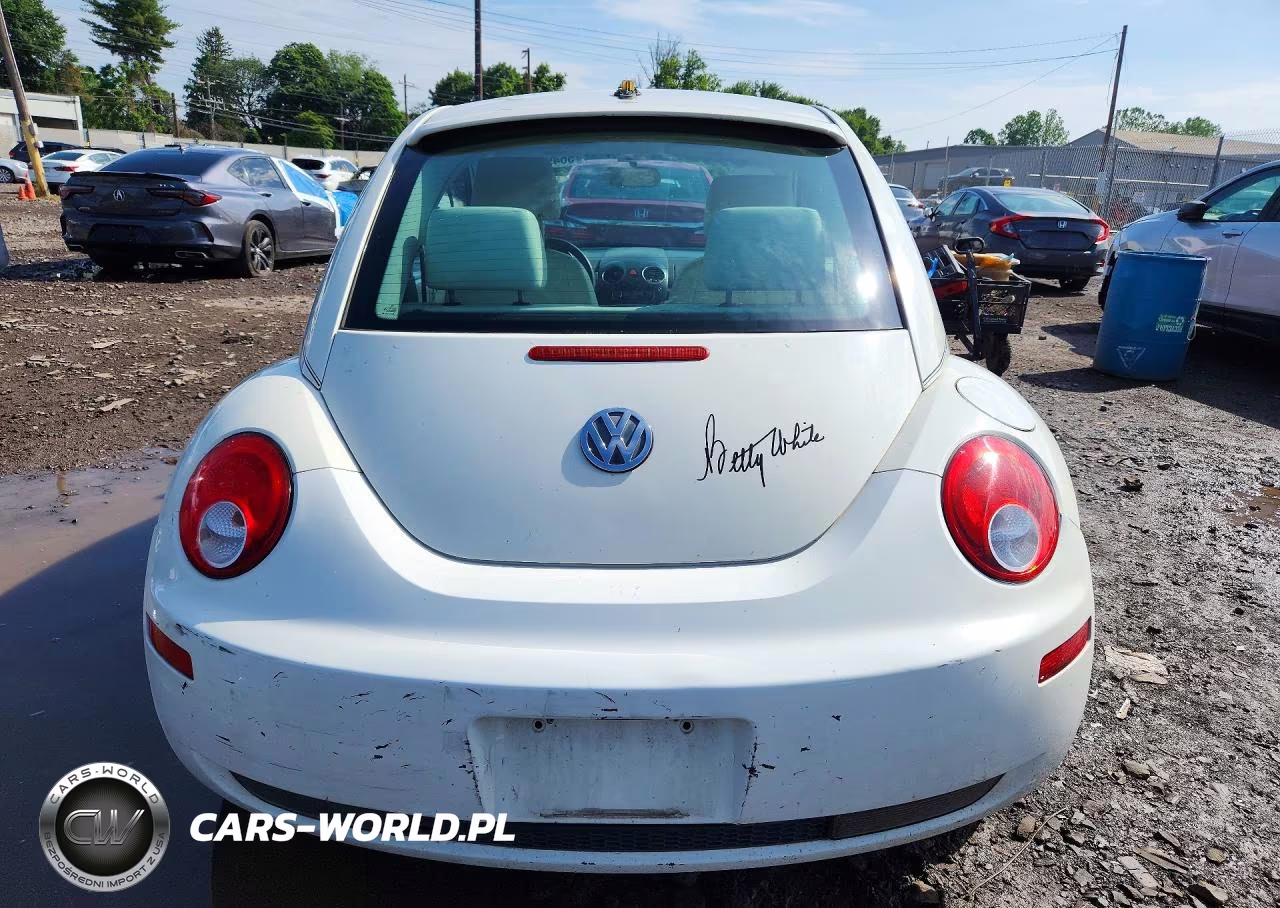 2008 Volkswagen New Beetle Triple White VIN:3VWFG31C18M510461 - 6