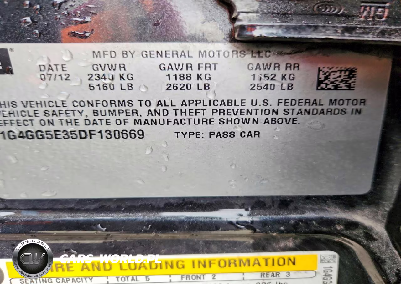 2013 Buick Lacrosse Premium VIN:1G4GG5E35DF130669 - 12