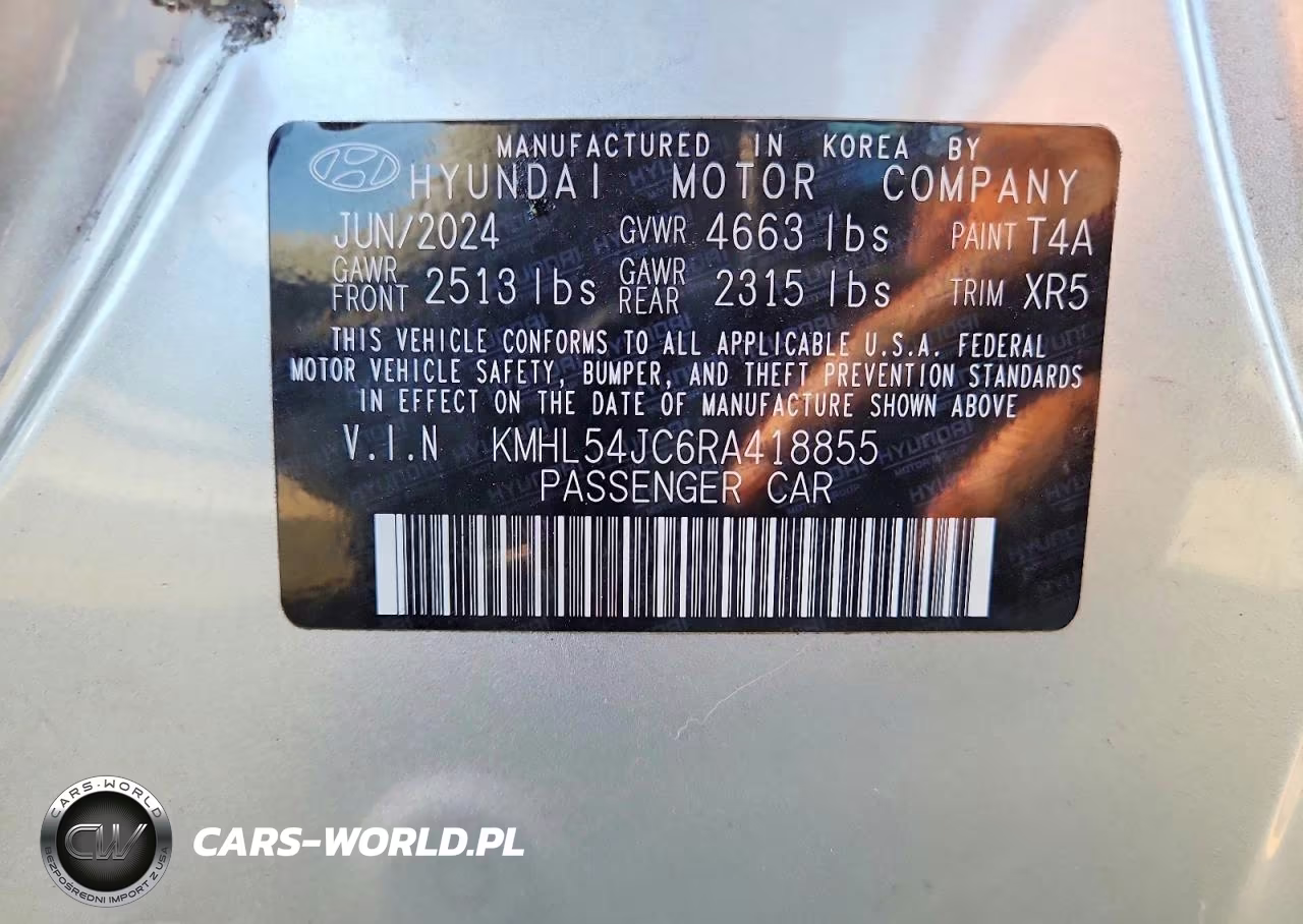 2024 Hyundai Sonata N Line VIN:KMHL54JC6RA418855 - 12