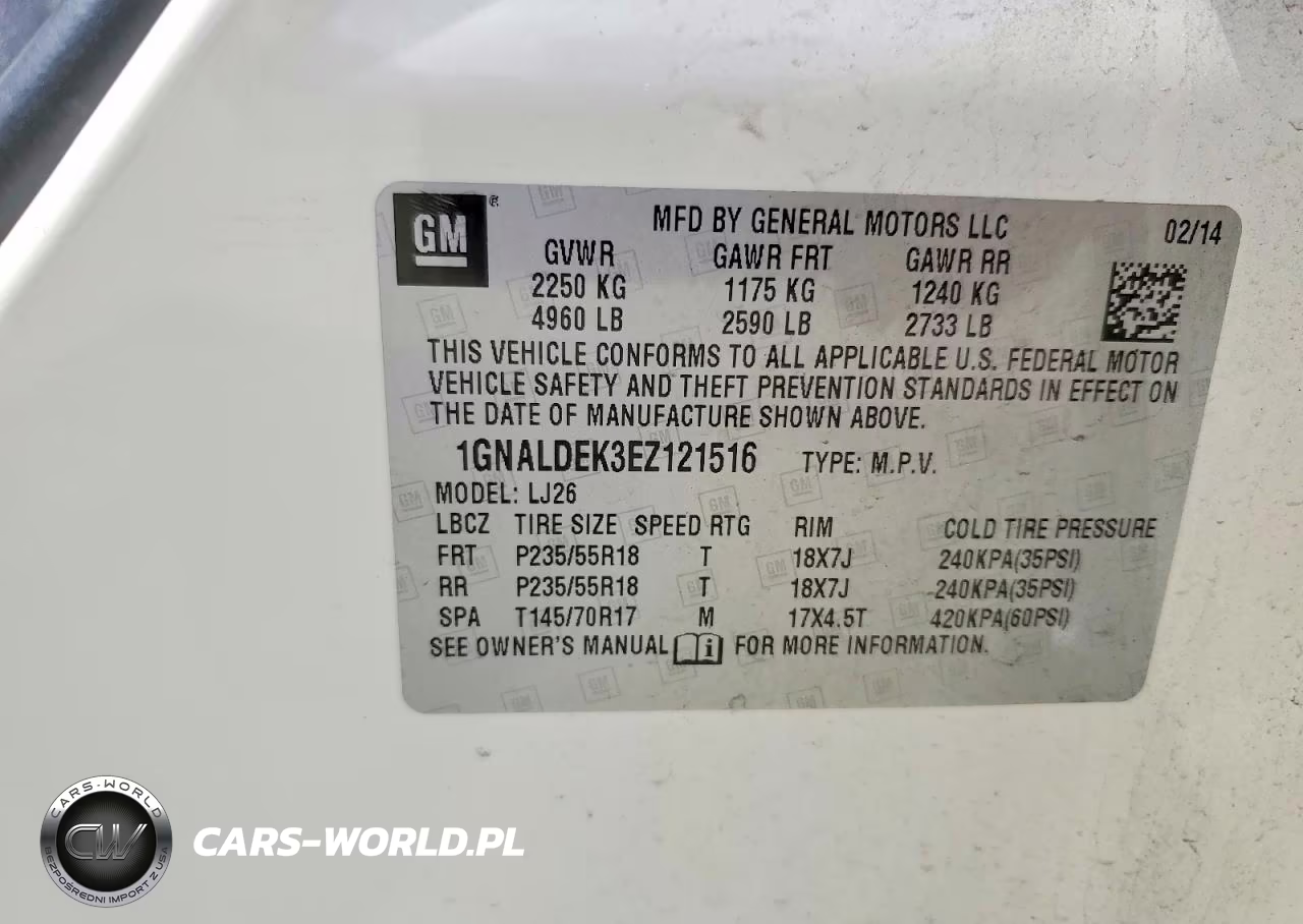 2014 Chevrolet Equinox Ltz VIN:1GNALDEK3EZ121516 - 13