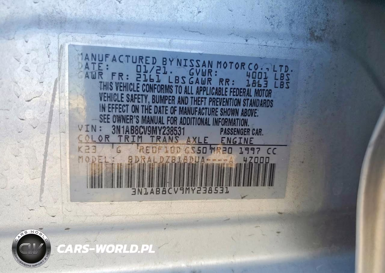2021 Nissan Sentra Sv VIN:3N1AB8CV9MY238531 - 12