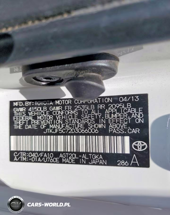 2013 Scion Tc Base VIN:JTKJF5C72D3066006 - 12