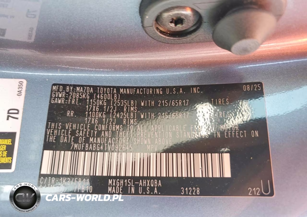 2026 Toyota Corolla Cross Hybrid S VIN:7MUFBABG4TV092645 - 12