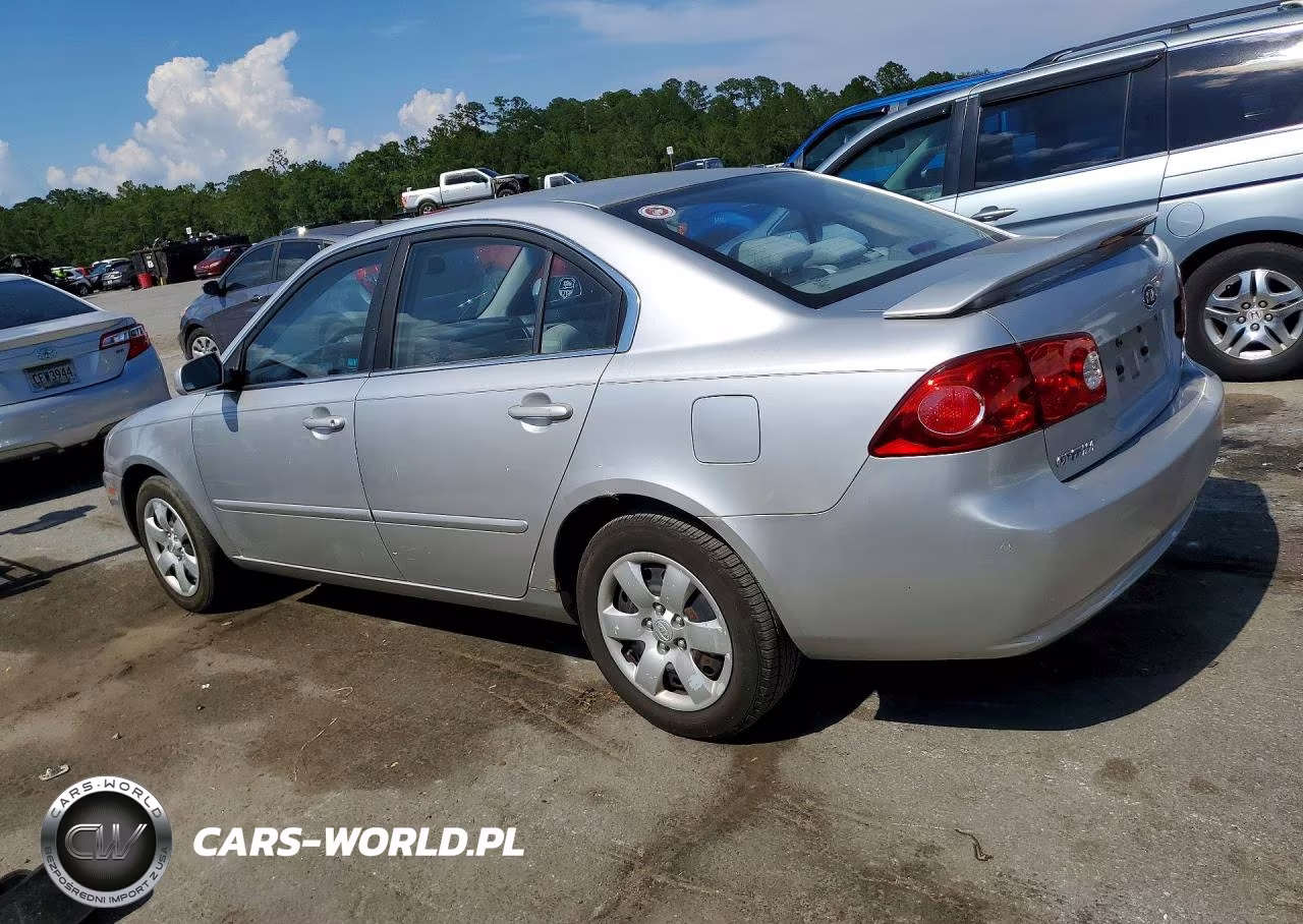 2008 Kia Optima Lx VIN:KNAGE123585241139 - 2