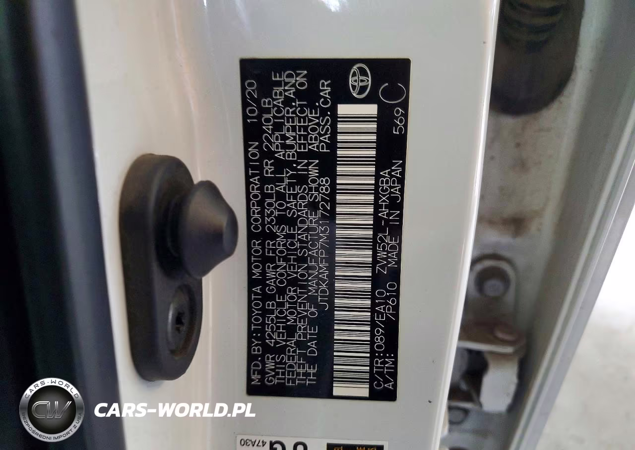 2021 Toyota Prius Prime Xle VIN:JTDKAMFP7M3172788 - 12