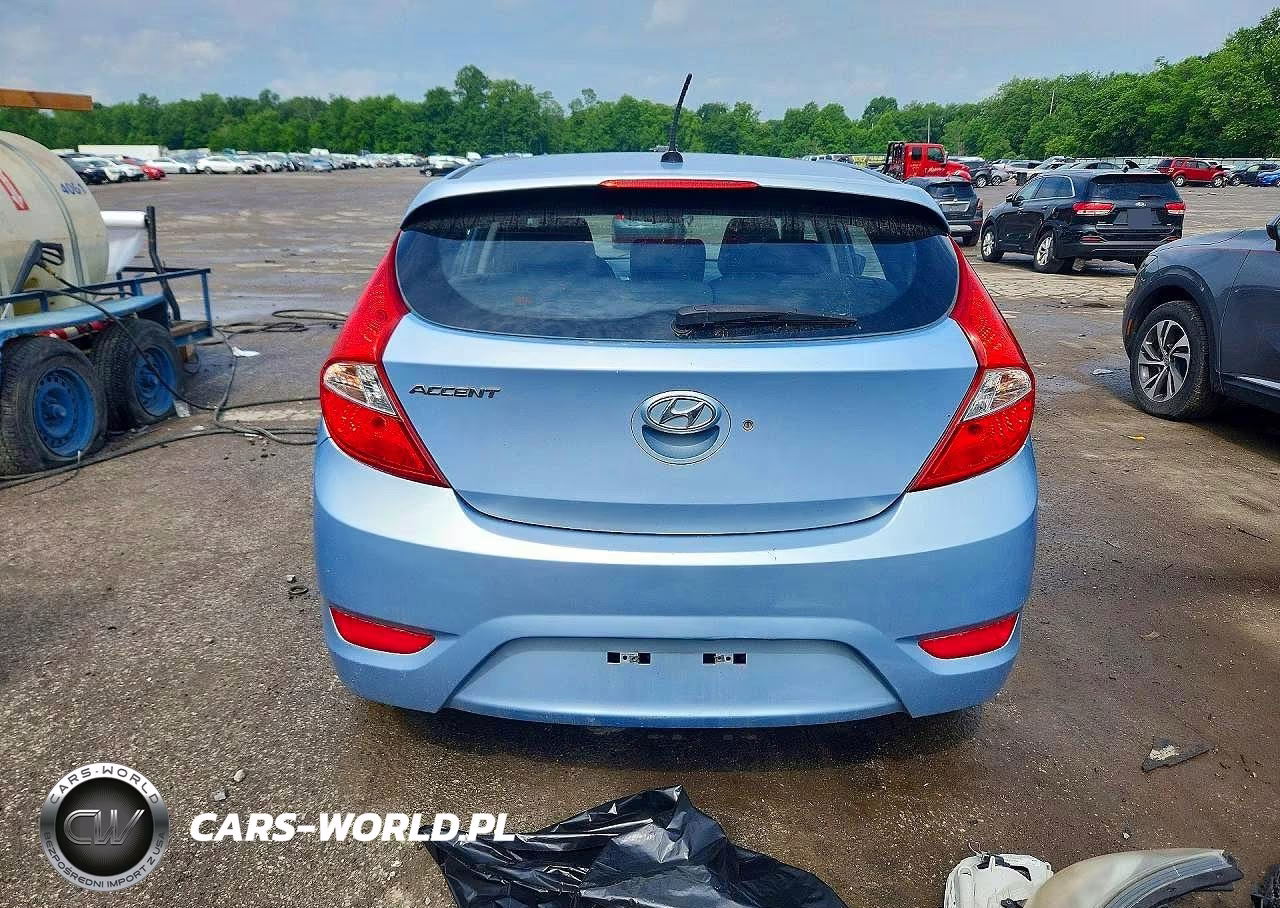 2012 Hyundai Accent Se VIN:KMHCU5AE9CU020037 - 6