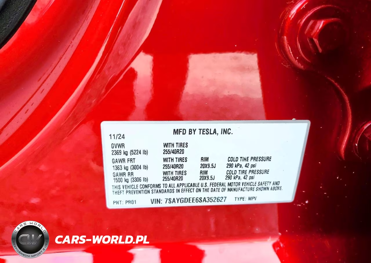 2025 Tesla Model Y VIN:7SAYGDEE6SA352627 - 14