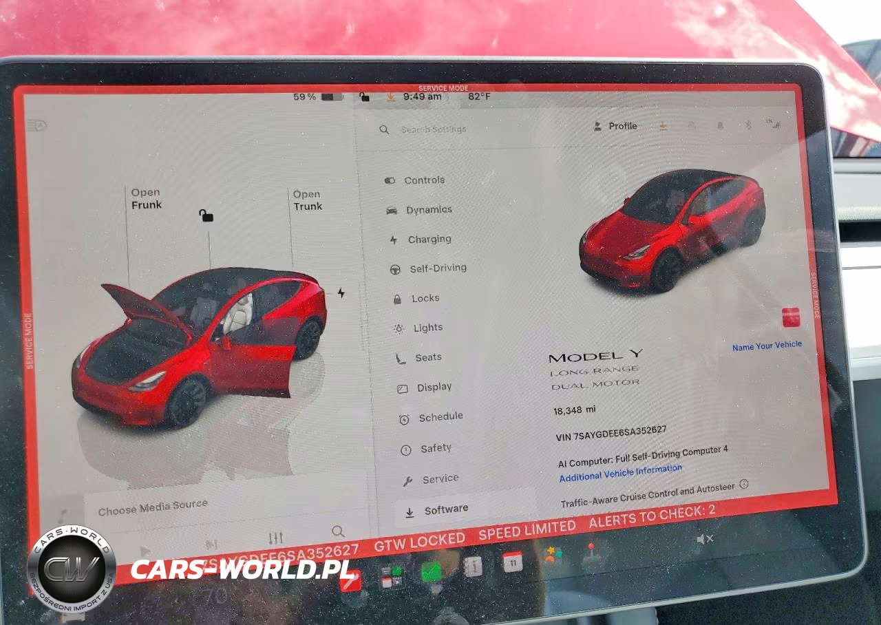 2025 Tesla Model Y VIN:7SAYGDEE6SA352627 - 9