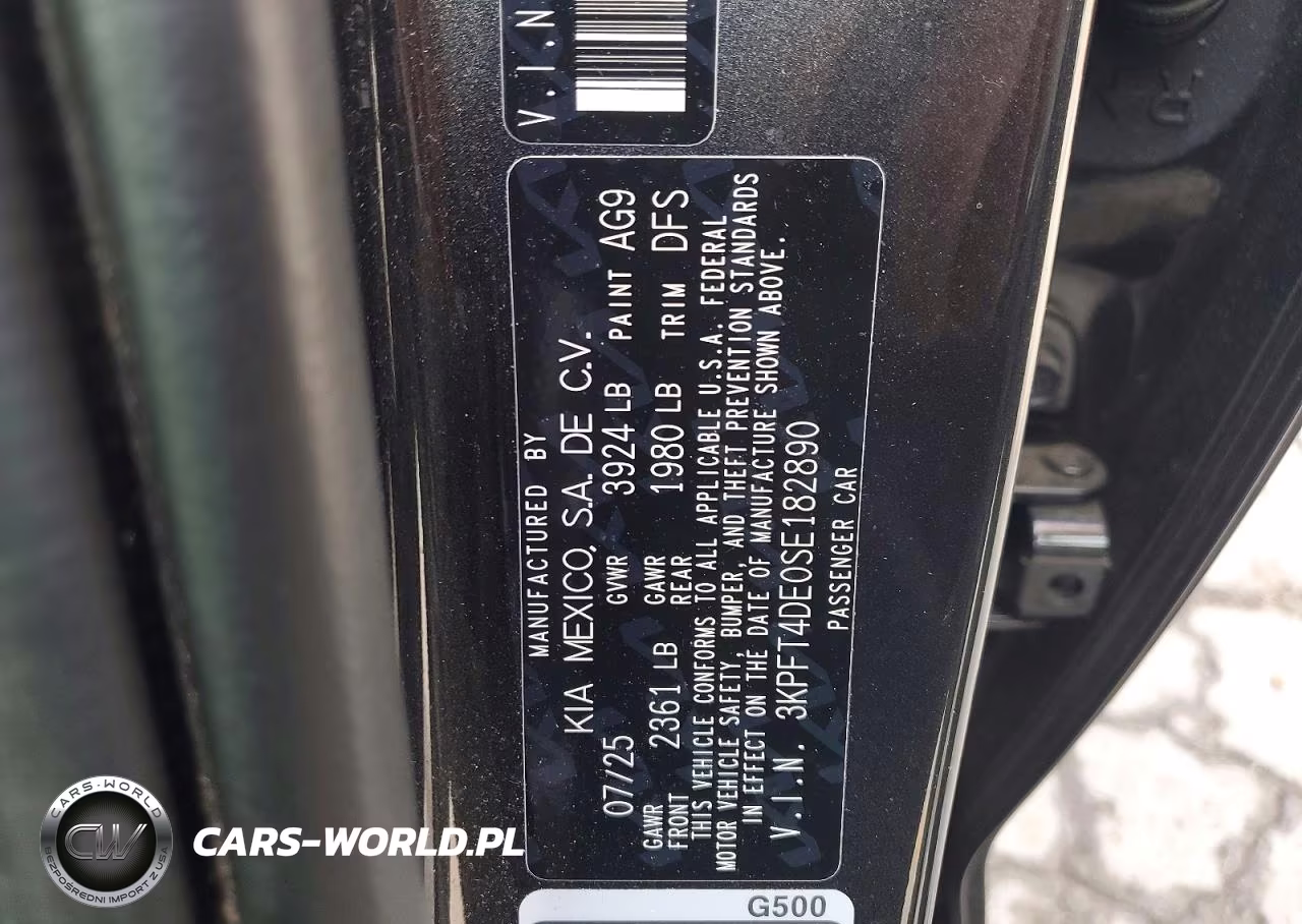 2025 Kia K4 Lxs VIN:3KPFT4DE0SE182890 - 13