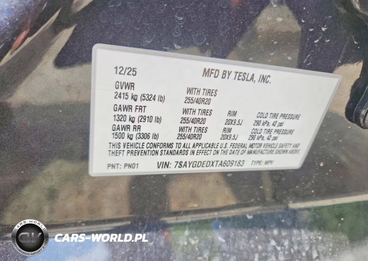 2026 Tesla Model Y VIN:7SAYGDEDXTA609183 - 13