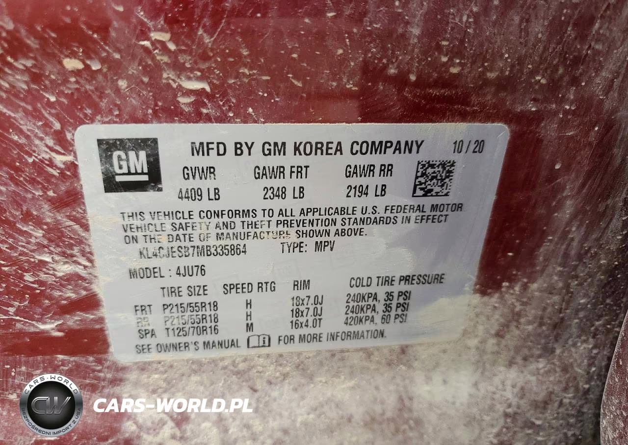 2021 Buick Encore Preferred VIN:KL4CJESB7MB335864 - 13