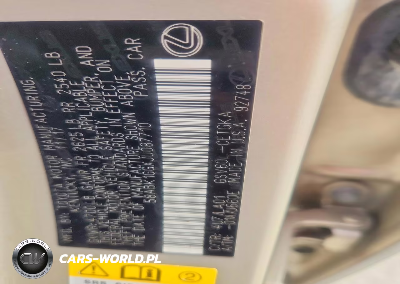 2018 Lexus Es 350 VIN:58ABK1GGXJU087710 - 12