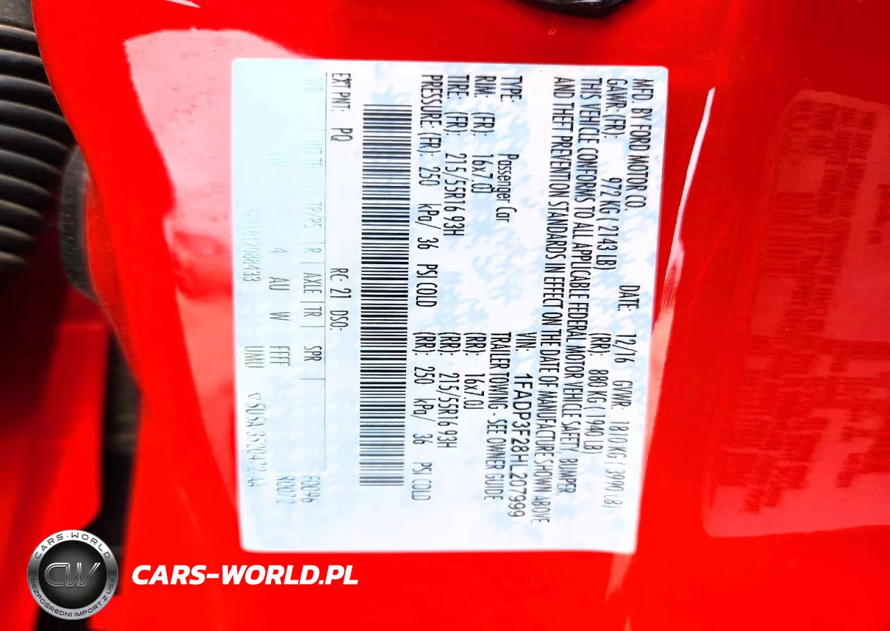 2017 Ford Focus Se VIN:1FADP3F28HL207999 - 12