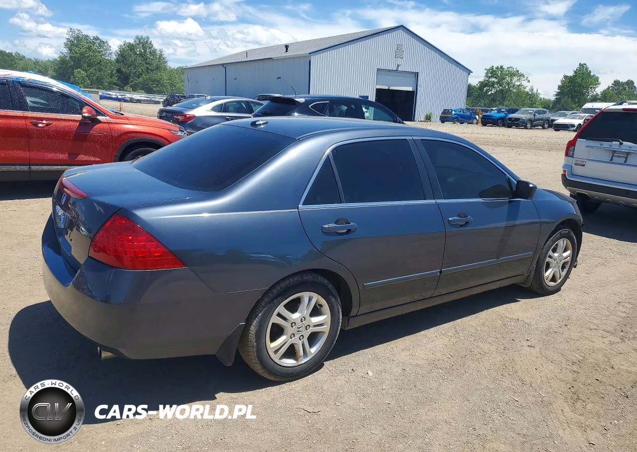 2007 Honda Accord Ex VIN:1HGCM56857A077190 - 3