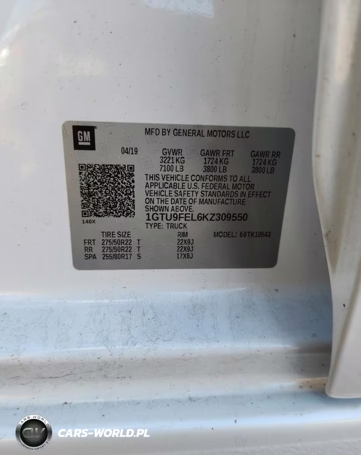 2019 GMC Sierra K1500 Denali VIN:1GTU9FEL6KZ309550 - 12