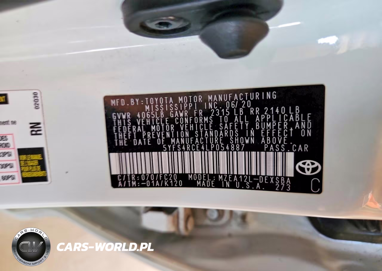 2020 Toyota Corolla Se VIN:5YFS4RCE4LP054887 - 13