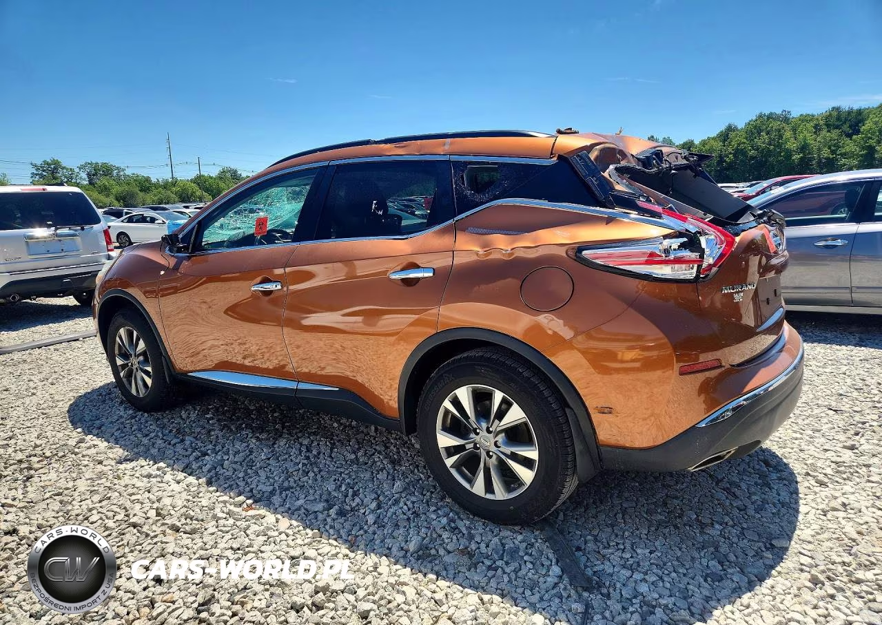 2016 Nissan Murano Sv VIN:5N1AZ2MH2GN119912 - 2