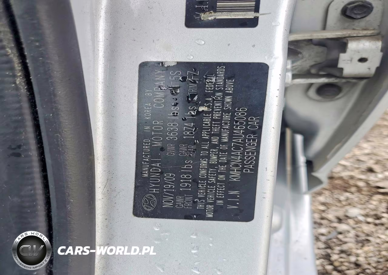 2010 Hyundai Accent Gls VIN:KMHCN4AC7AU465086 - 12