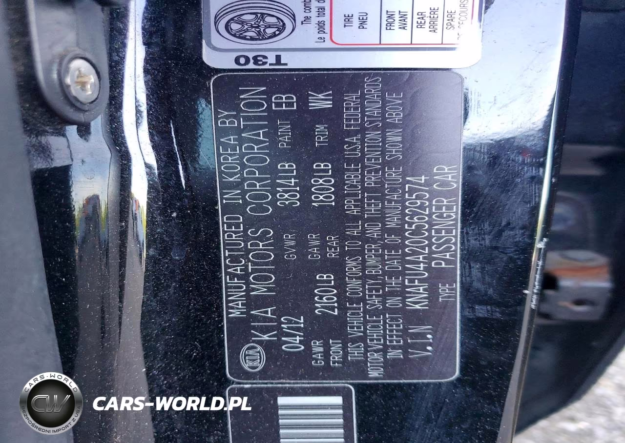 2012 Kia Forte Ex VIN:KNAFU4A20C5629574 - 12