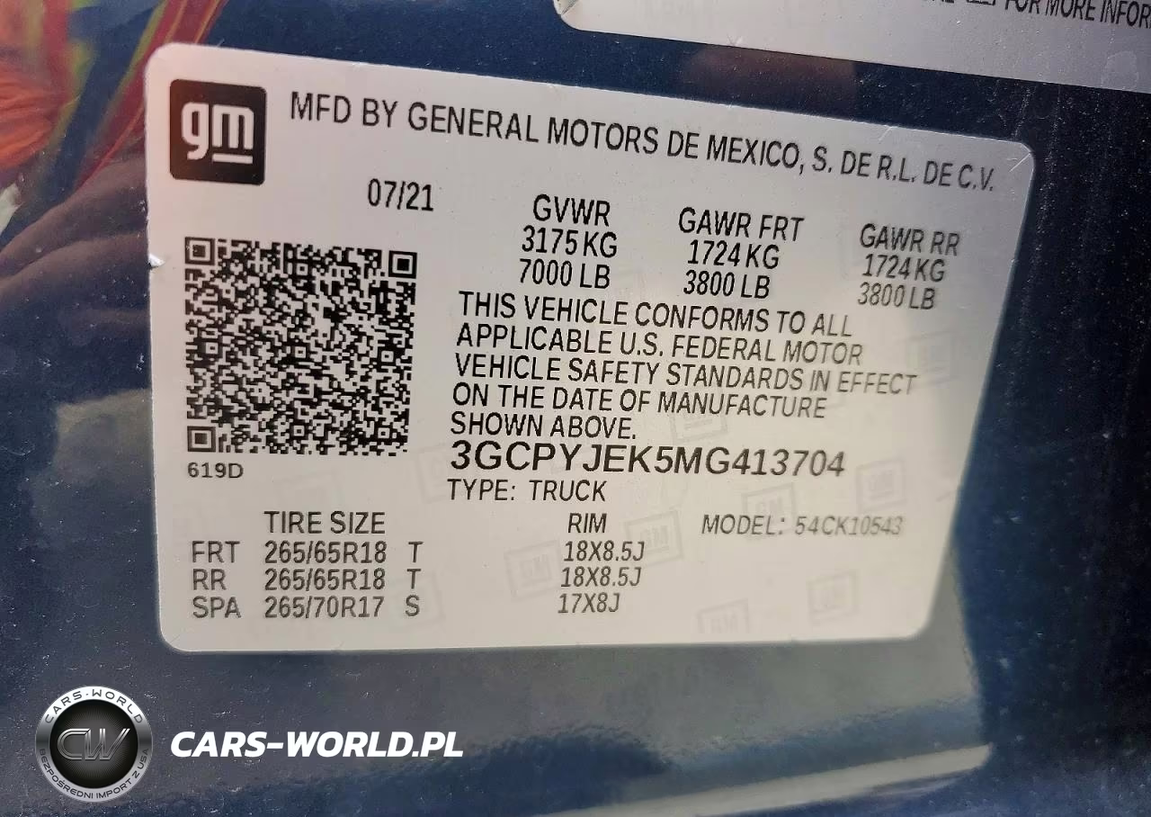 2021 Chevrolet Silverado K1500 Lt VIN:3GCPYJEK5MG413704 - 12
