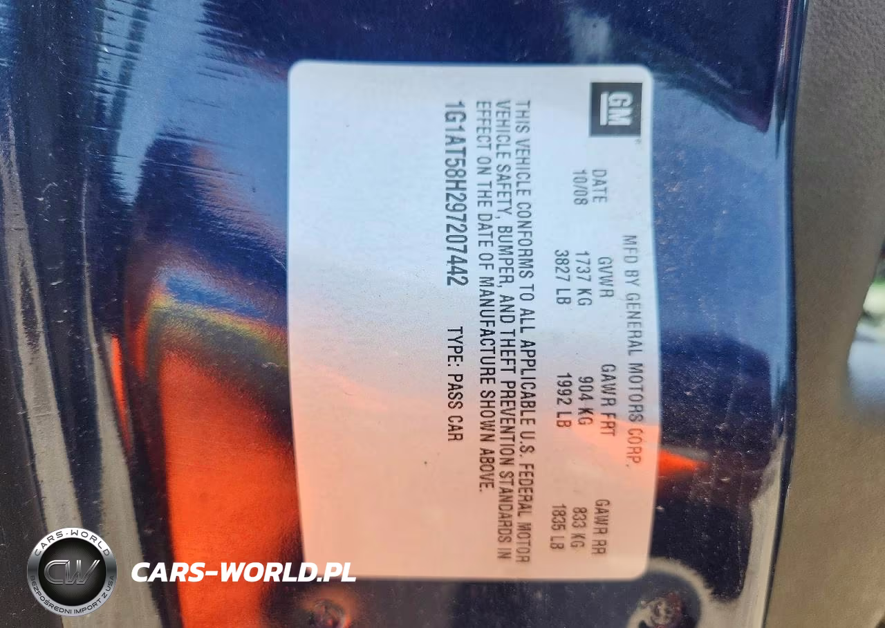 2009 Chevrolet Cobalt Lt VIN:1G1AT58H297207442 - 12