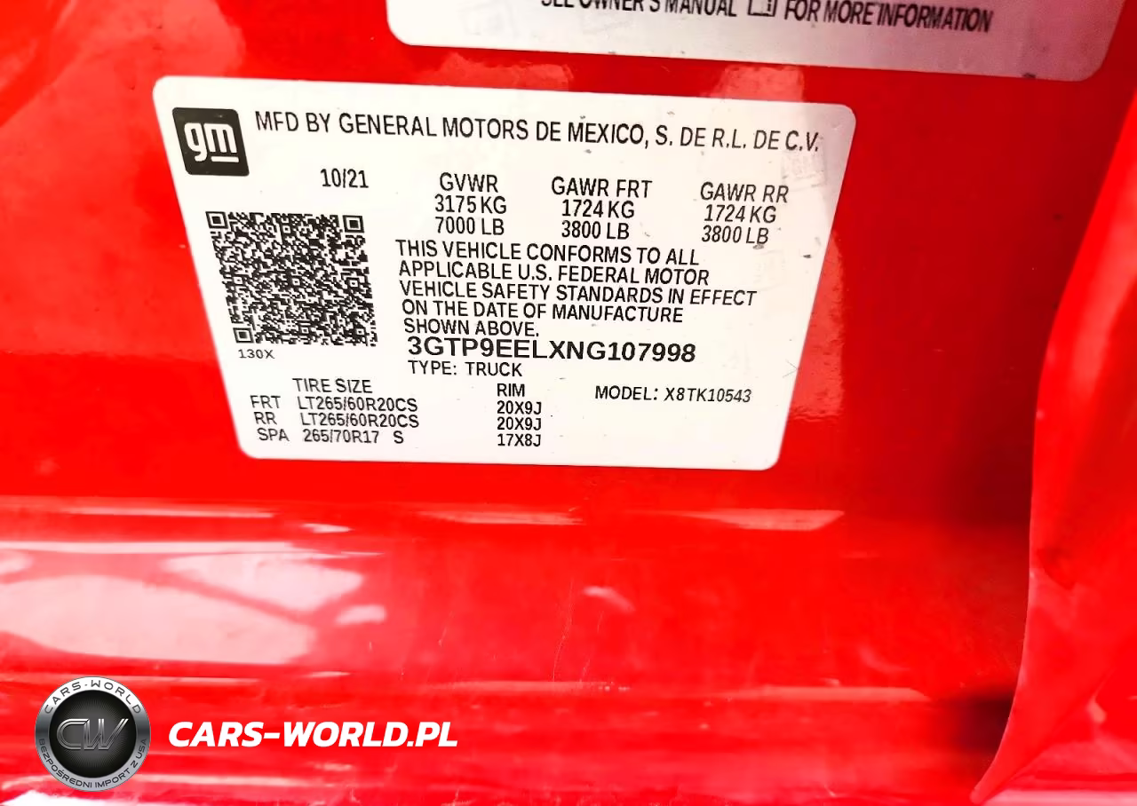 2022 GMC Sierra Limited K1500 At4 VIN:3GTP9EELXNG107998 - 13