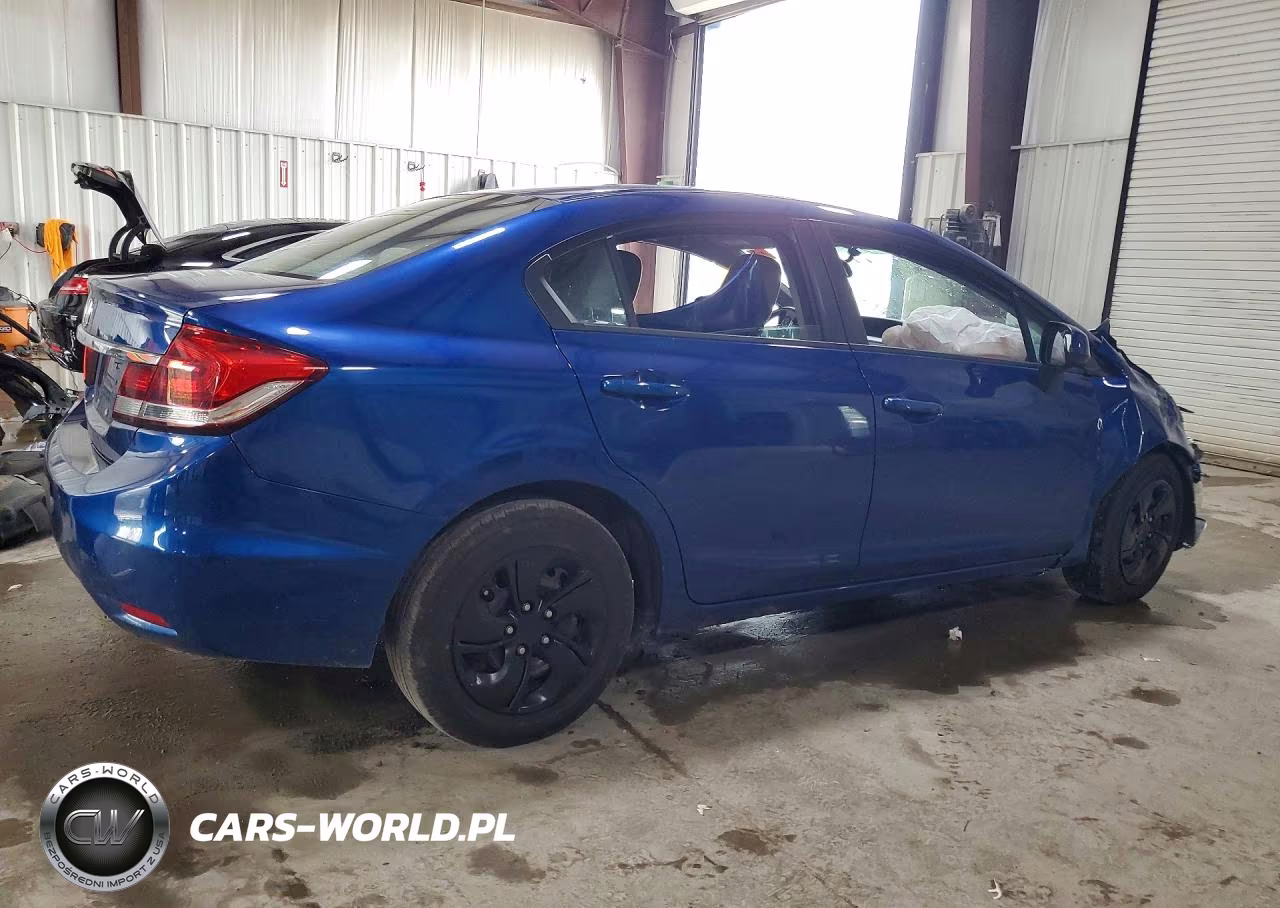 2013 Honda Civic Lx VIN:19XFB2F51DE054472 - 3