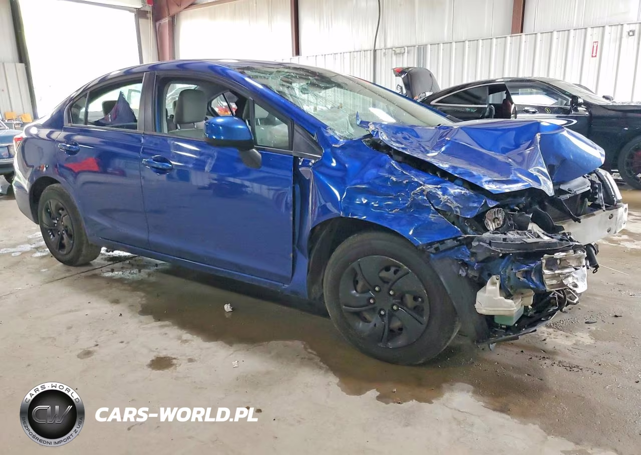 2013 Honda Civic Lx VIN:19XFB2F51DE054472 - 4