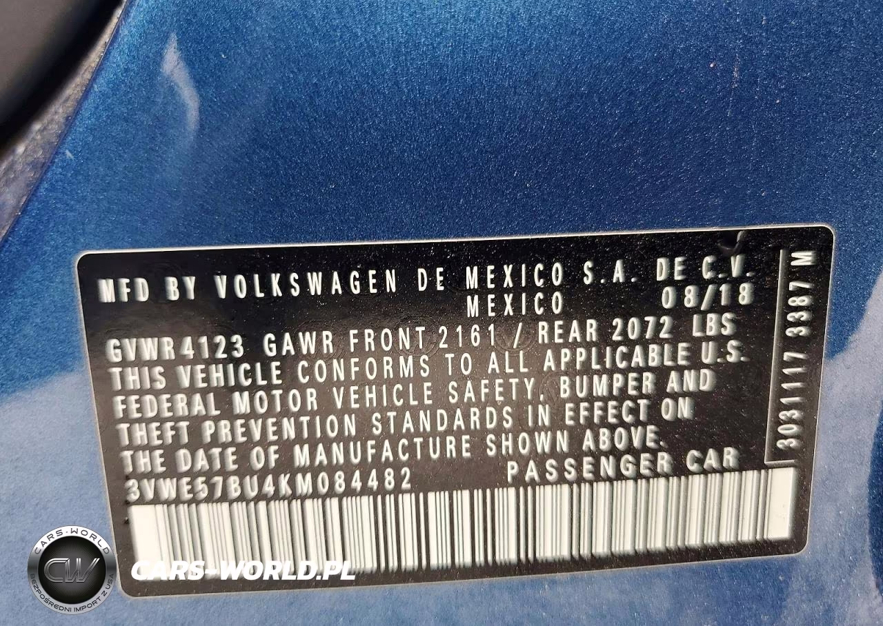 2019 Volkswagen Jetta Sel VIN:3VWE57BU4KM084482 - 12