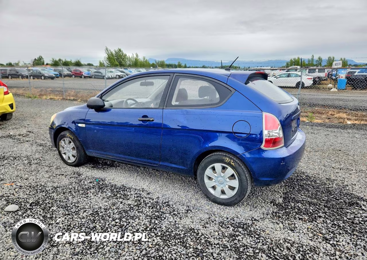 2007 Hyundai Accent Gs VIN:KMHCM36C87U038661 - 2
