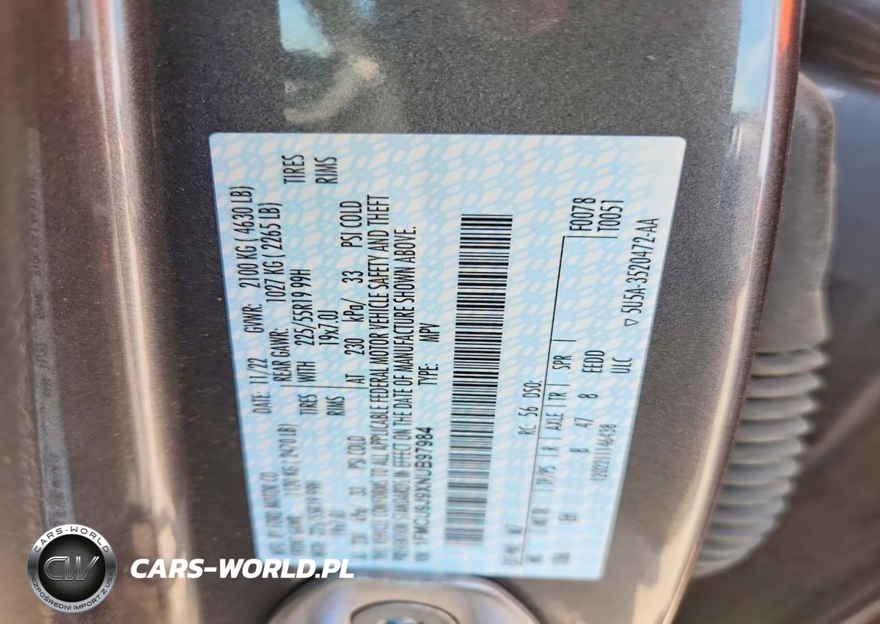 2022 Ford Escape Titanium VIN:1FMCU9J9XNUB97984 - 13