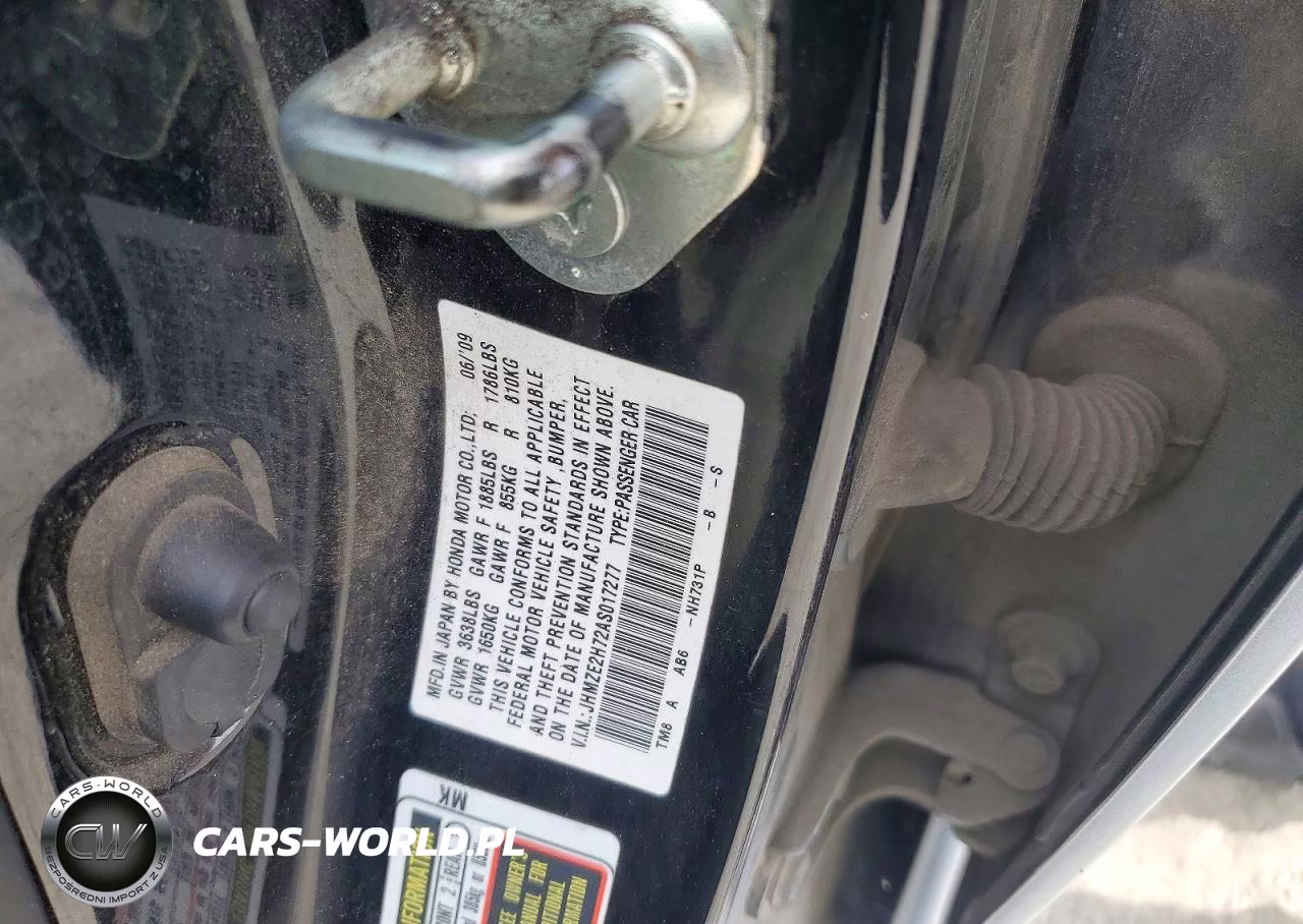 2010 Honda Insight Ex VIN:JHMZE2H72AS017277 - 12