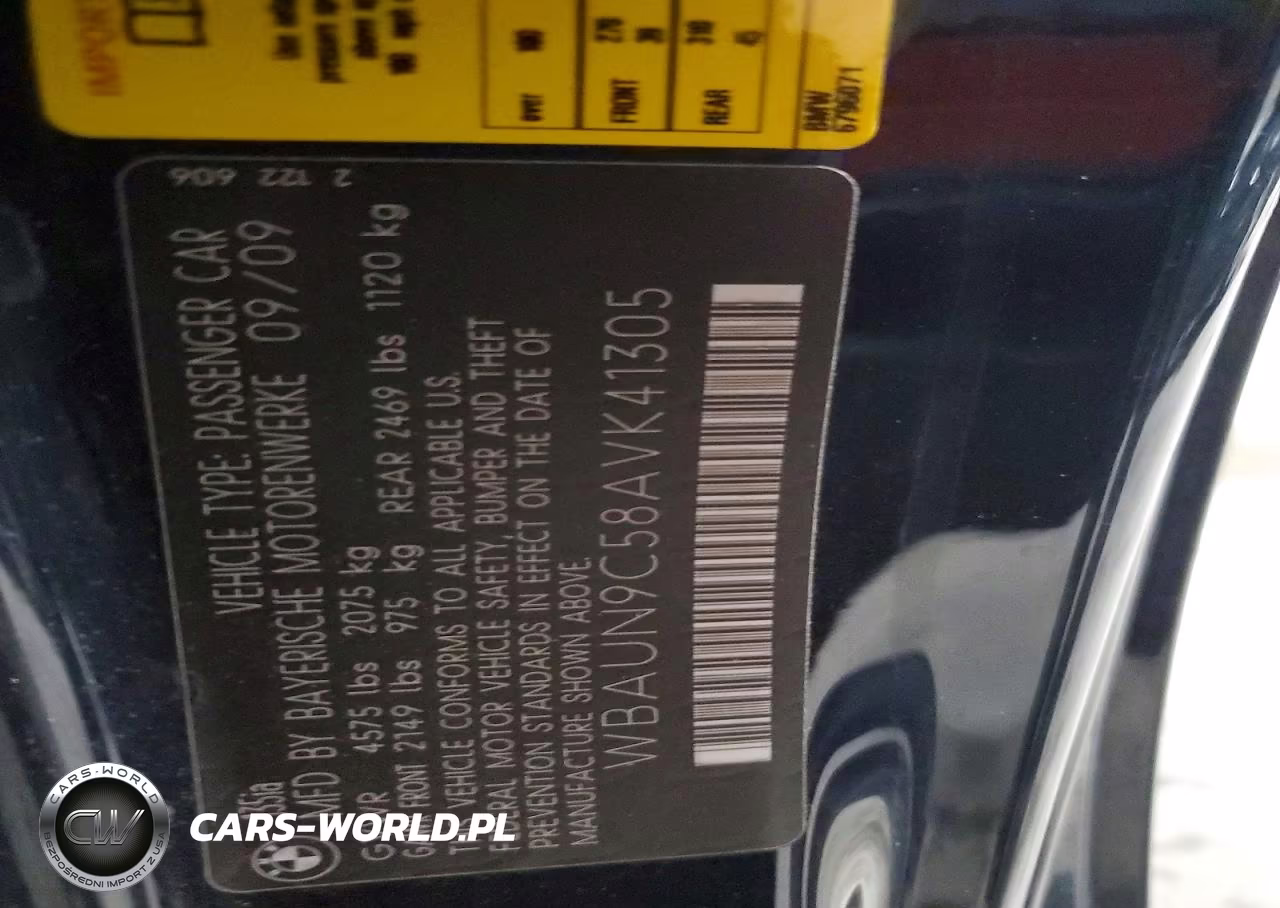 2010 BMW 135 I VIN:WBAUN9C58AVK41305 - 12