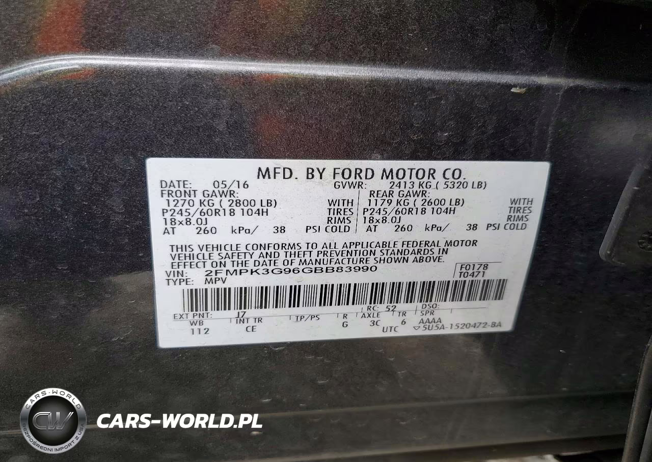 2016 Ford Edge Se VIN:2FMPK3G96GBB83990 - 13