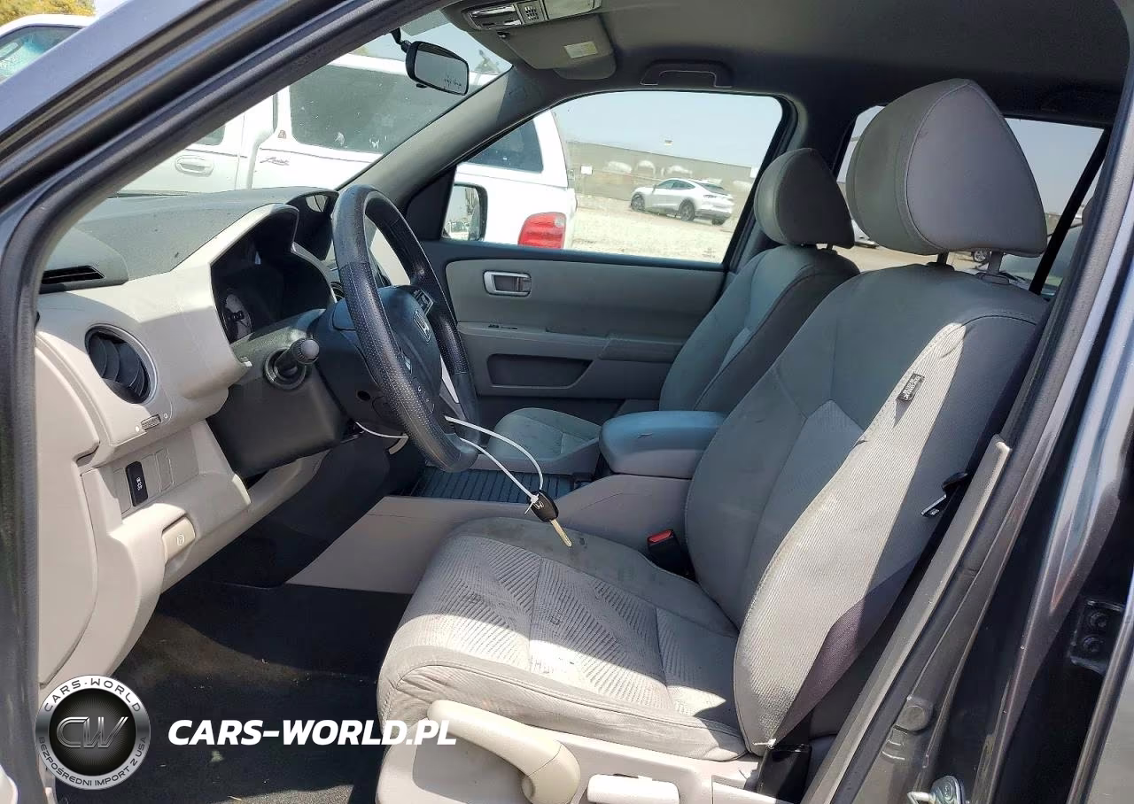 2013 Honda Pilot Lx VIN:5FNYF4H26DB041187 - 7
