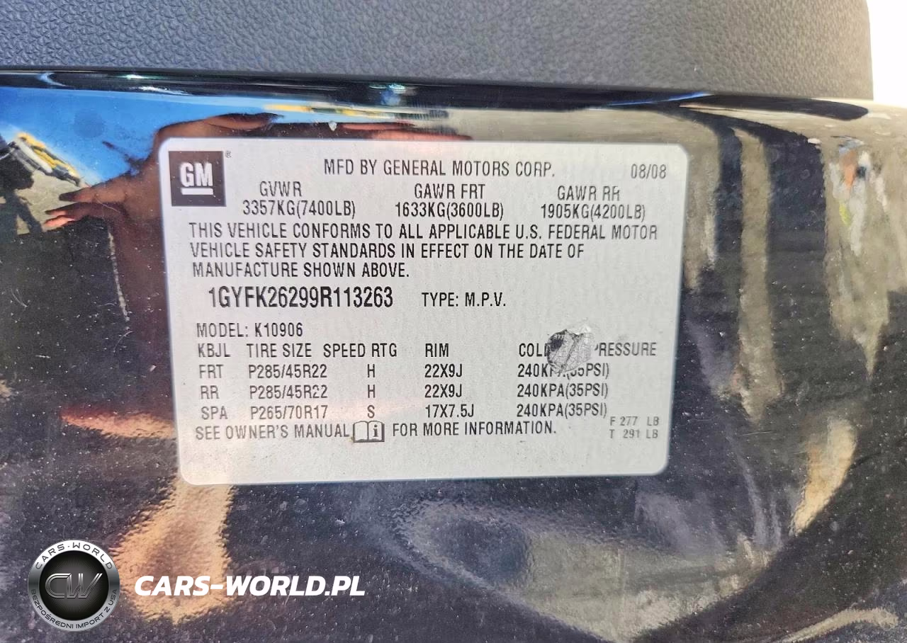 2009 Cadillac Escalade Esv Luxury VIN:1GYFK26299R113263 - 13